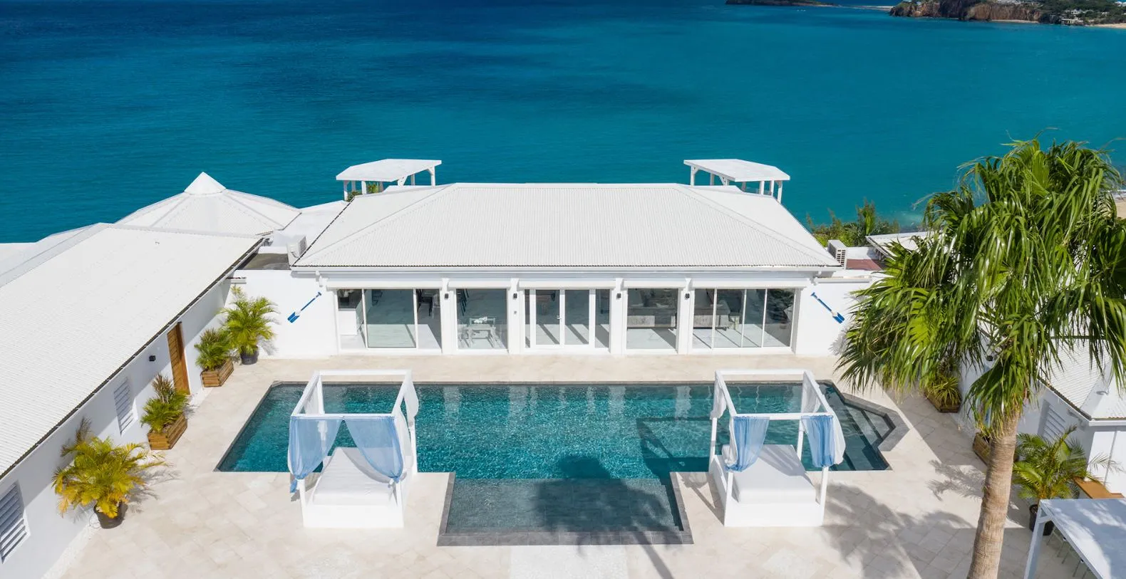 Villa Infinity Blue French Side Vacation Villa - Saint Martin