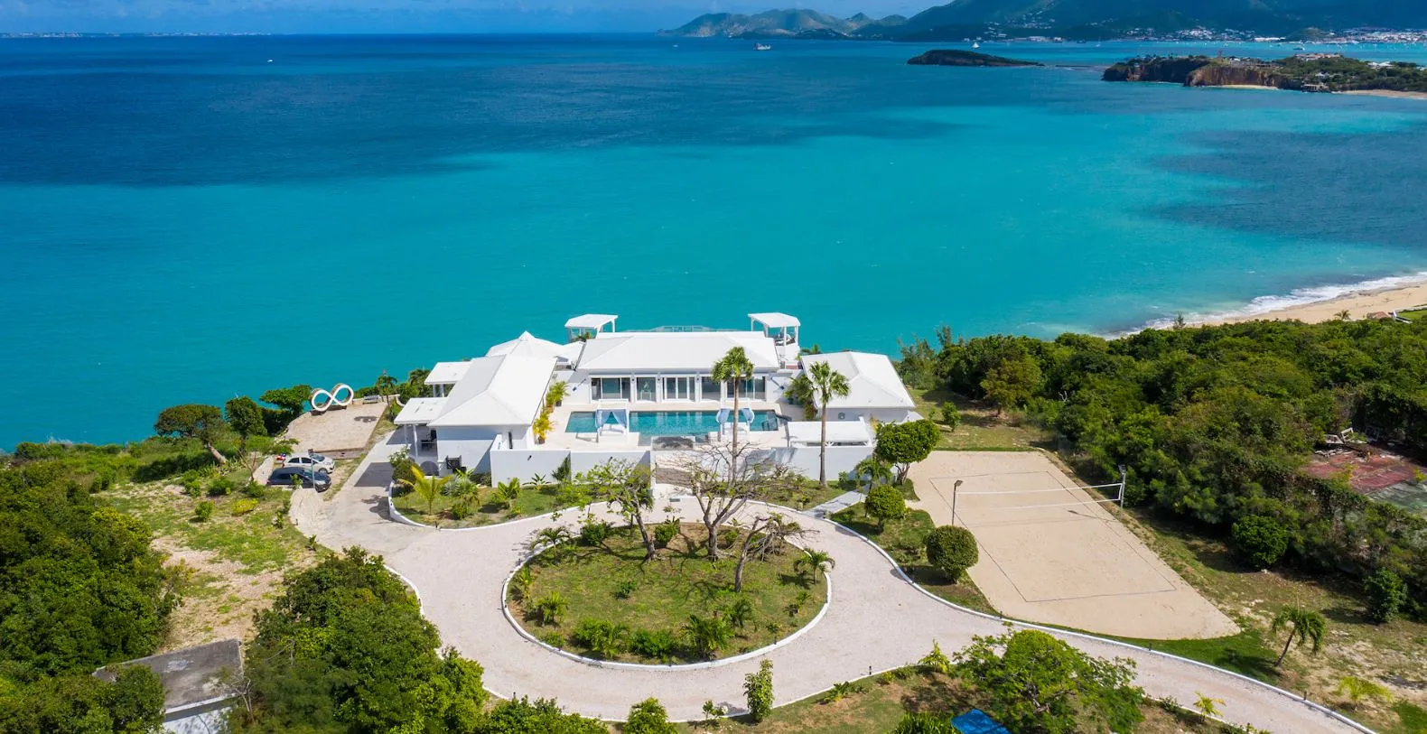 Villa Infinity Blue French Side Vacation Villa - Saint Martin
