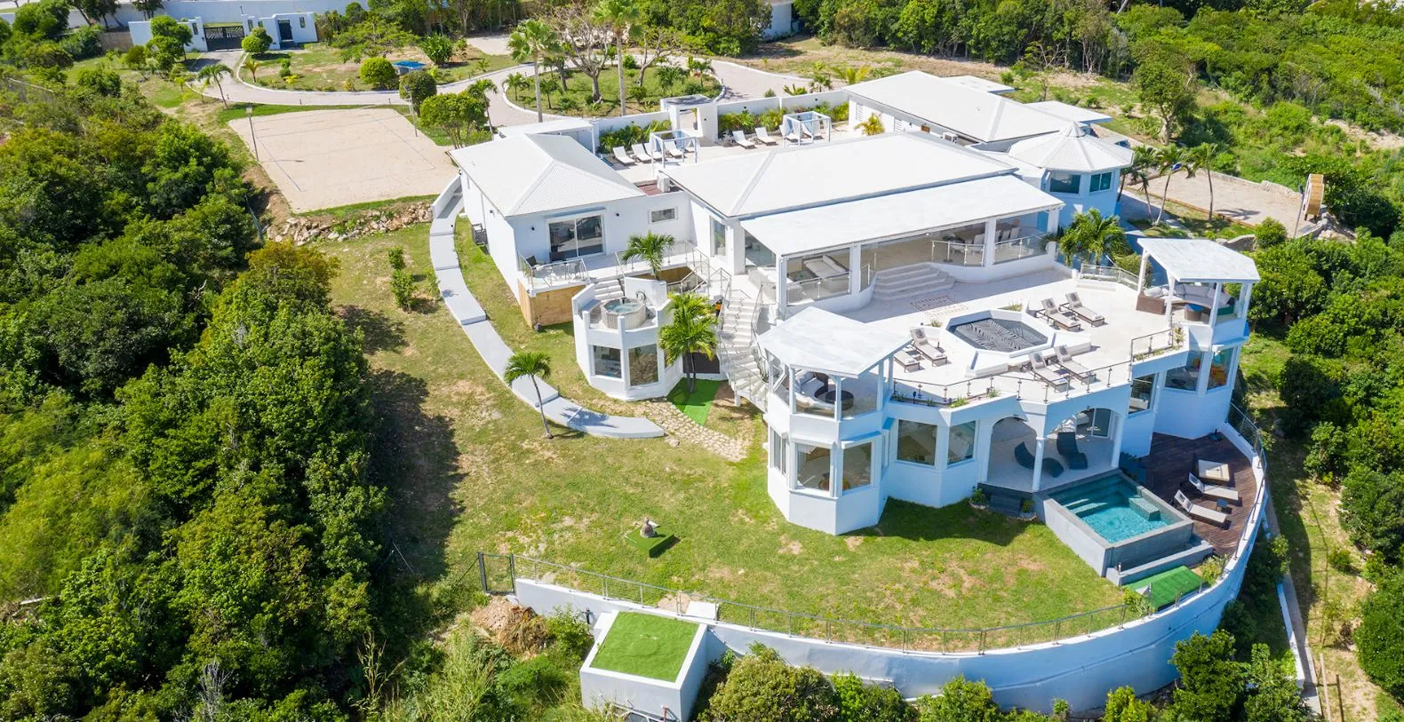 Villa Infinity Blue French Side Vacation Villa - Saint Martin