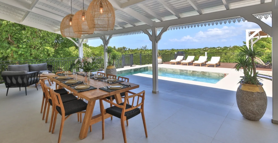 Villa Les Oliviers St. Martin French Side Vacation Villa - Saint Martin