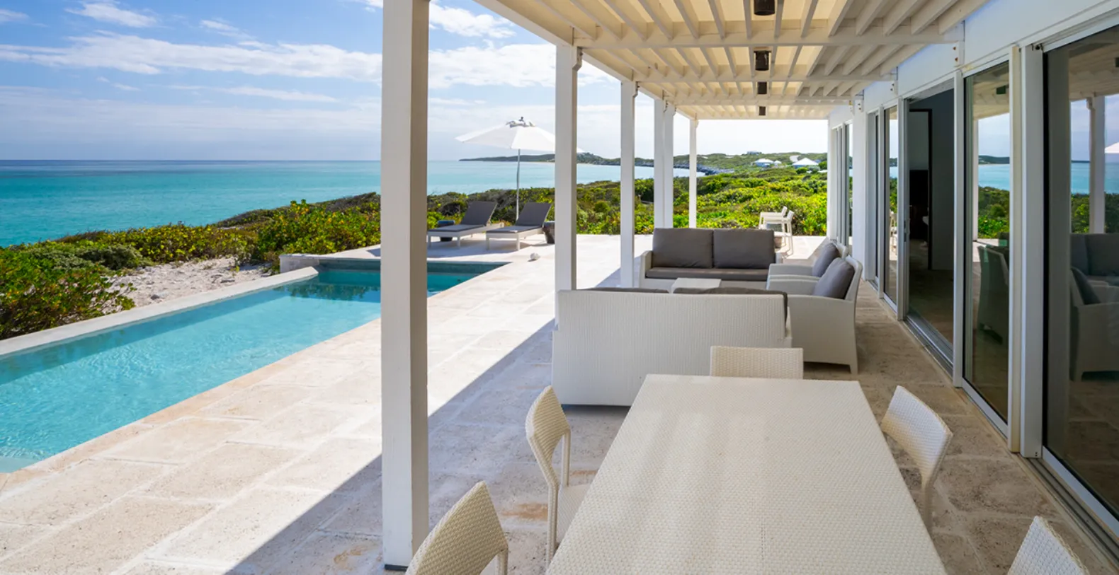 Oceanfront Reef Villa Turks & Caicos Villa Rental