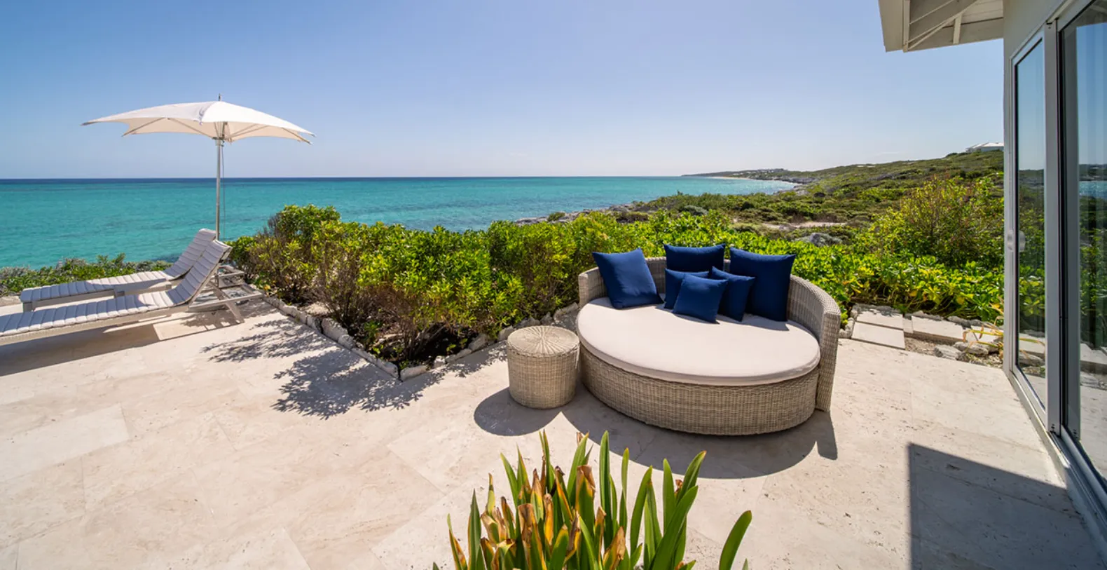 Oceanfront Coral Villa Turks & Caicos Villa Rental